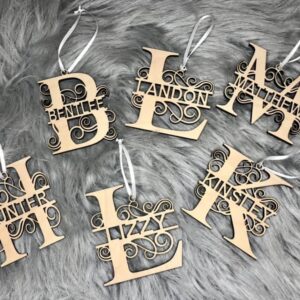 Ornaments - Wooden Names | Family