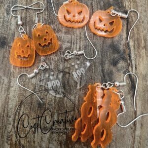 Acrylic Halloween Earrings