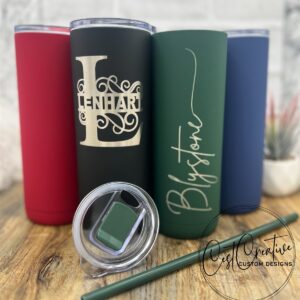 Engraved Tumbler 20oz Screw-lid