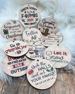 Ornaments Snarky Sayings